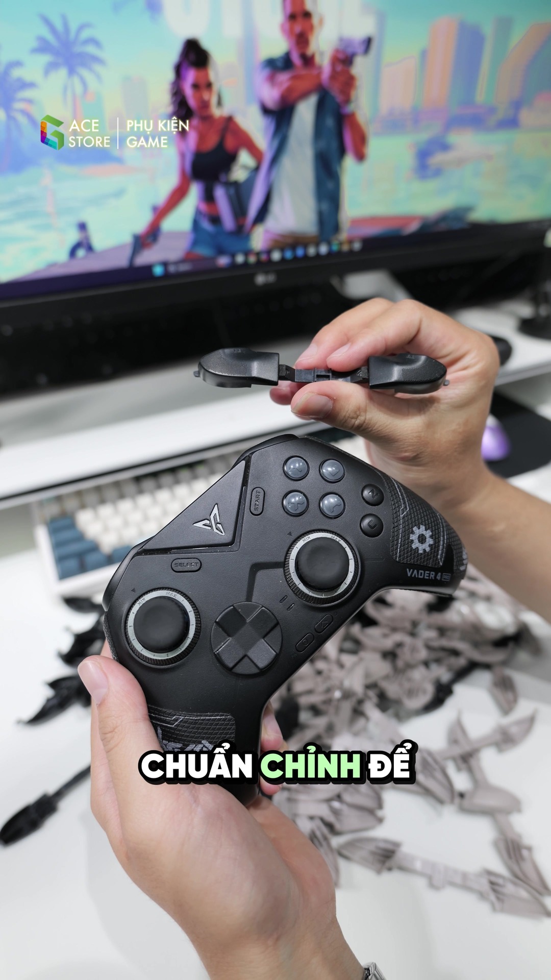 Chi tiết nút bumber thay thế