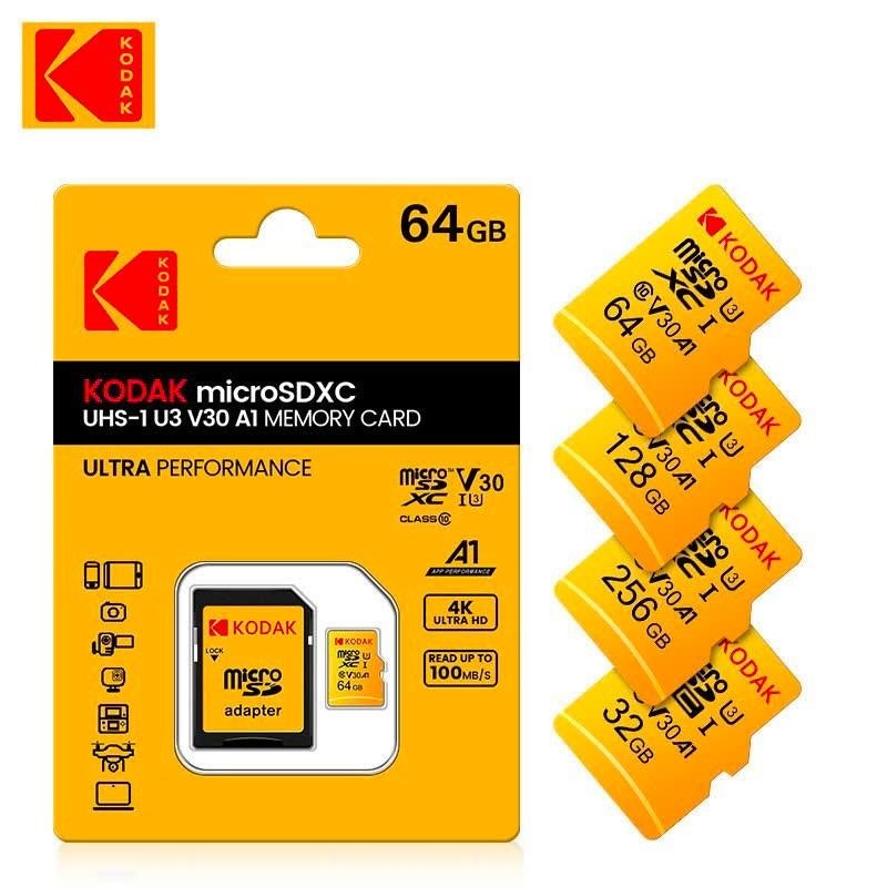Thẻ nhớ Kodak microSD U3 V30 A1