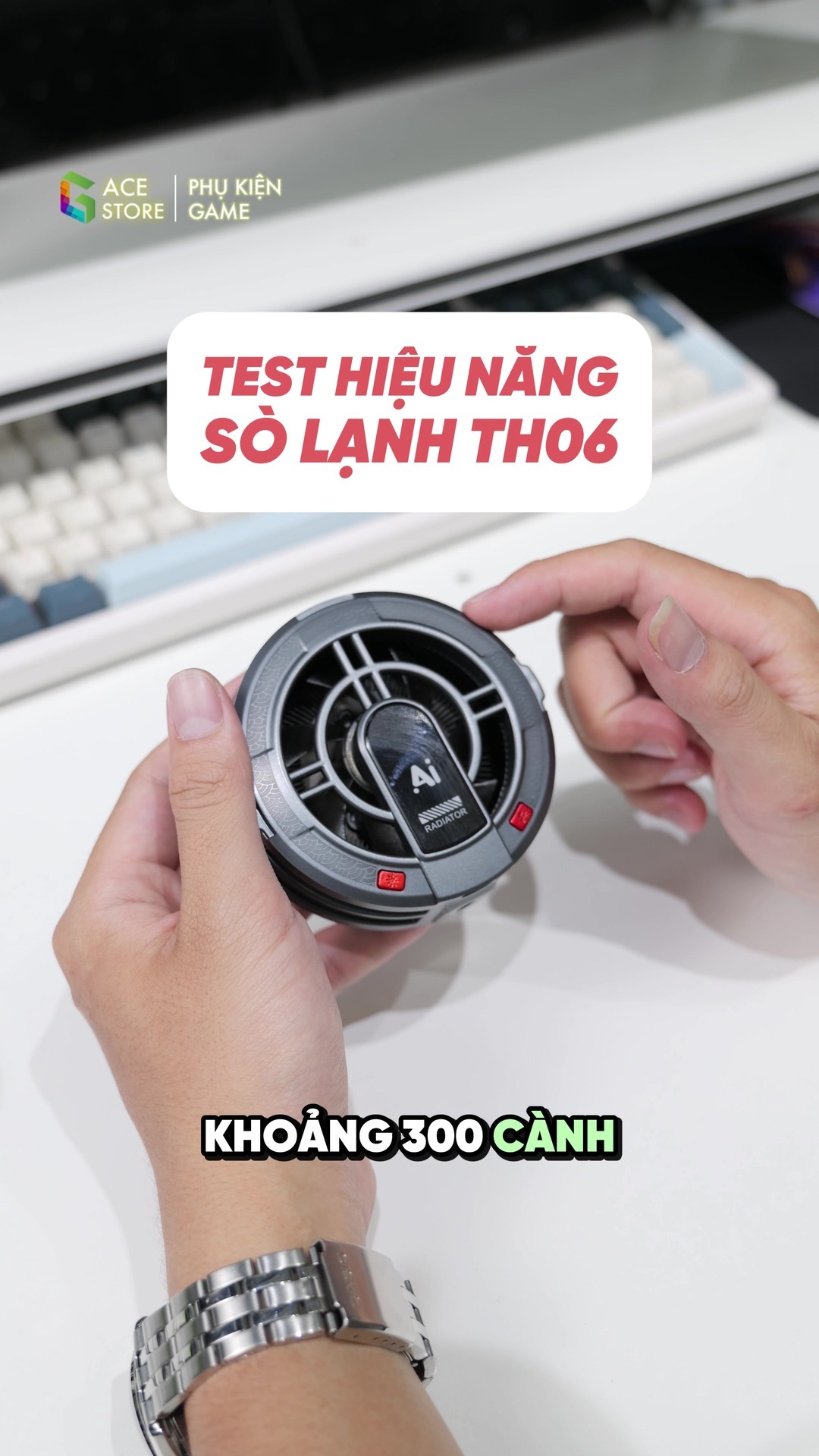 Review Quạt Tản Nhiệt Máy Tính Bảng TH06 Pro – Sò Lạnh AI, Làm Mát Kết Băng