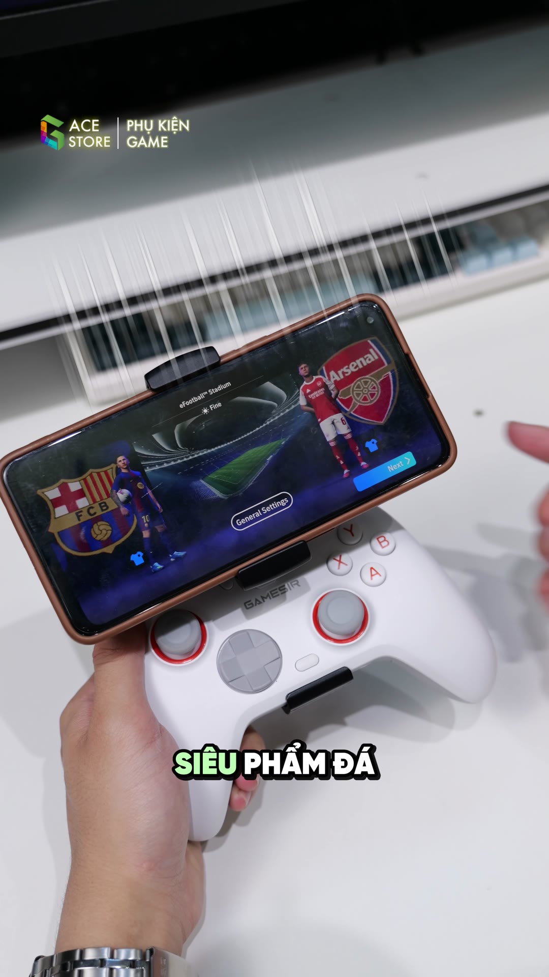 Giao diện eFootball trên điện thoại