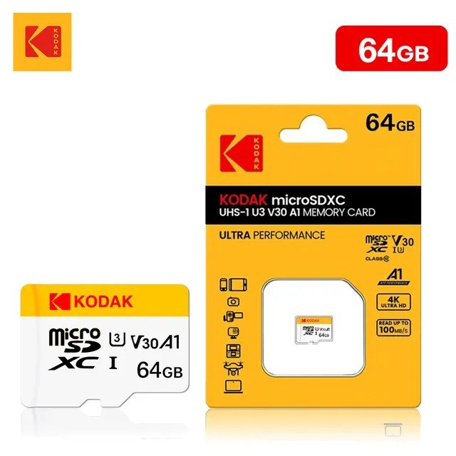 Thẻ nhớ Kodak microSD kèm adapter SD