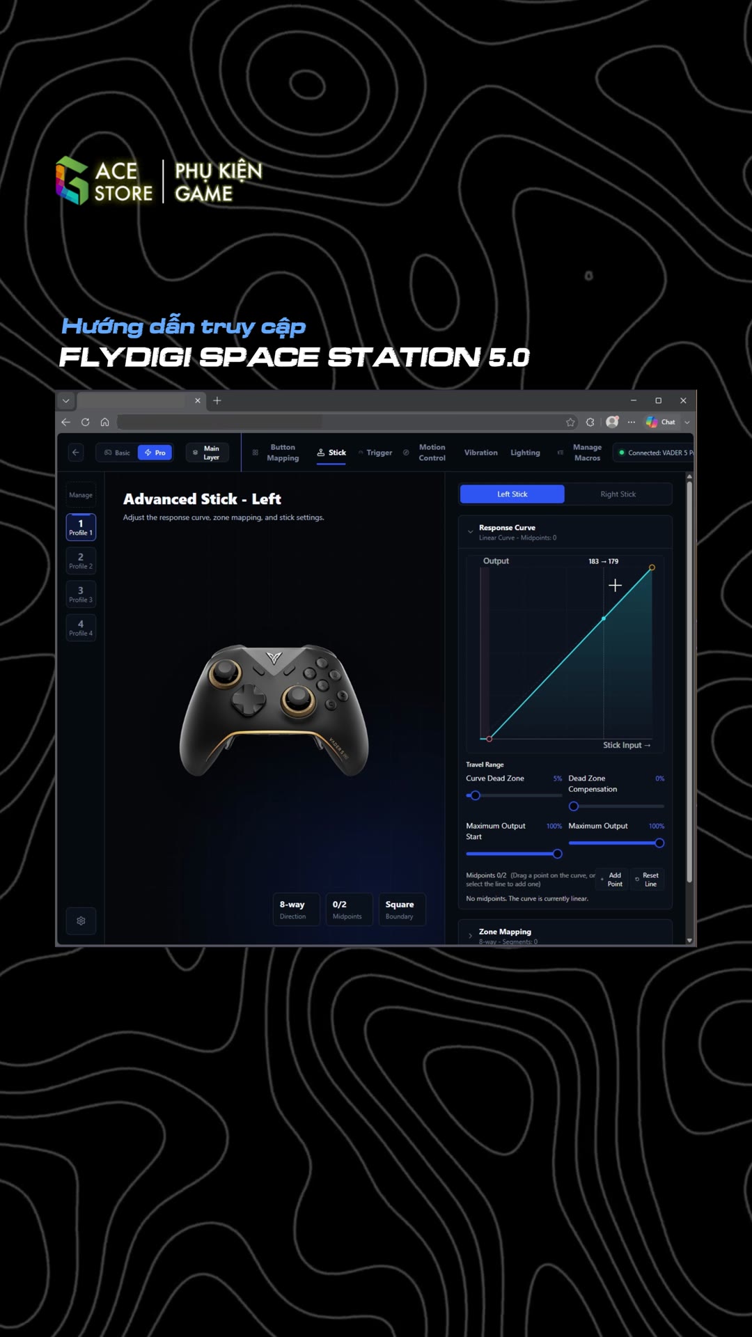 Hướng dẫn nâng cấp từ Flydigi Space Station 4.0 lên 5.0 trên tay cầm Vader 5 Pro - hình 5