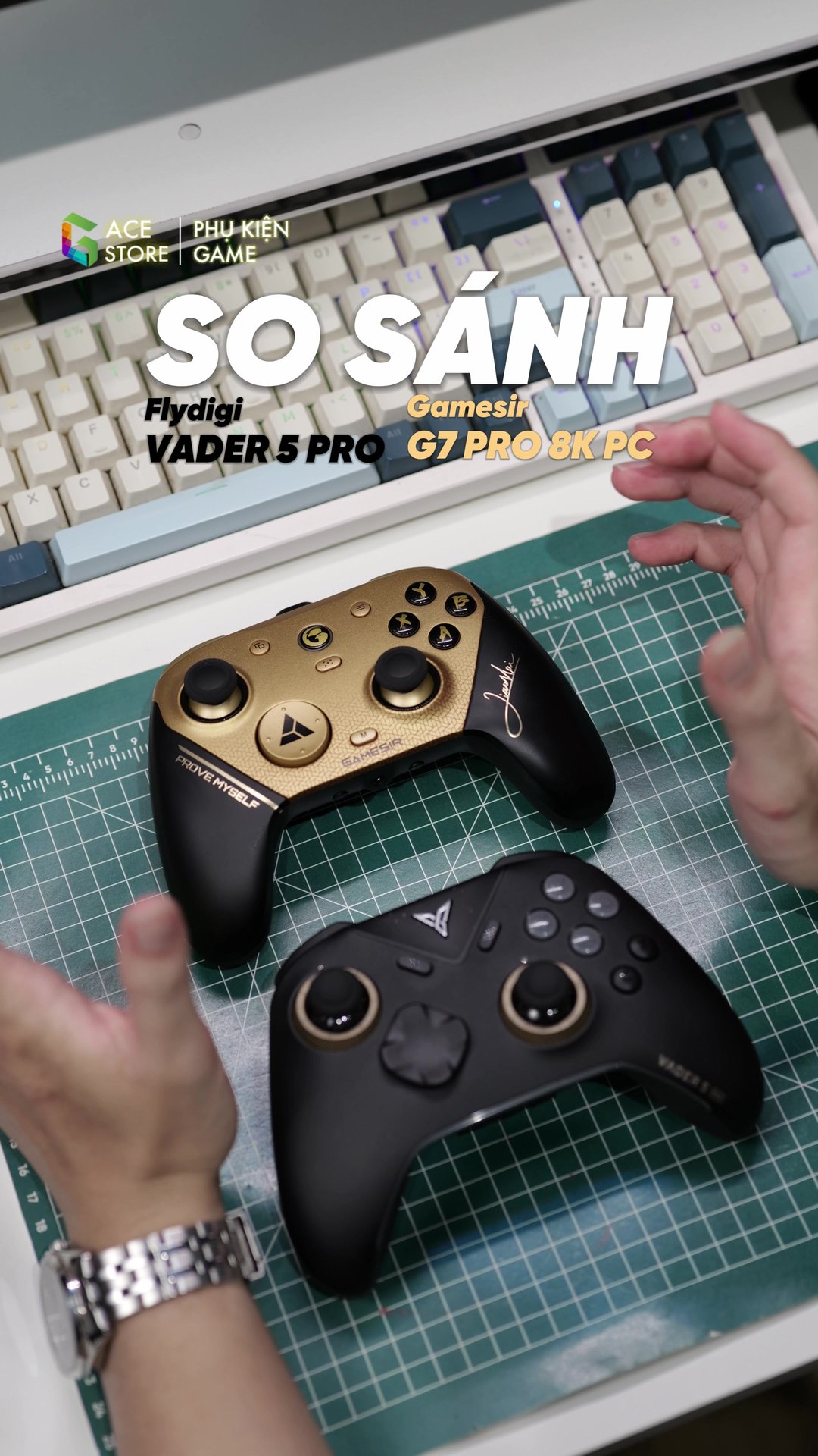 So Sánh Flydigi Vader 5 Pro vs GameSir G7 Pro 8K PC – Đâu Là Tay Cầm Đỉnh Nhất Cho Game Thủ?