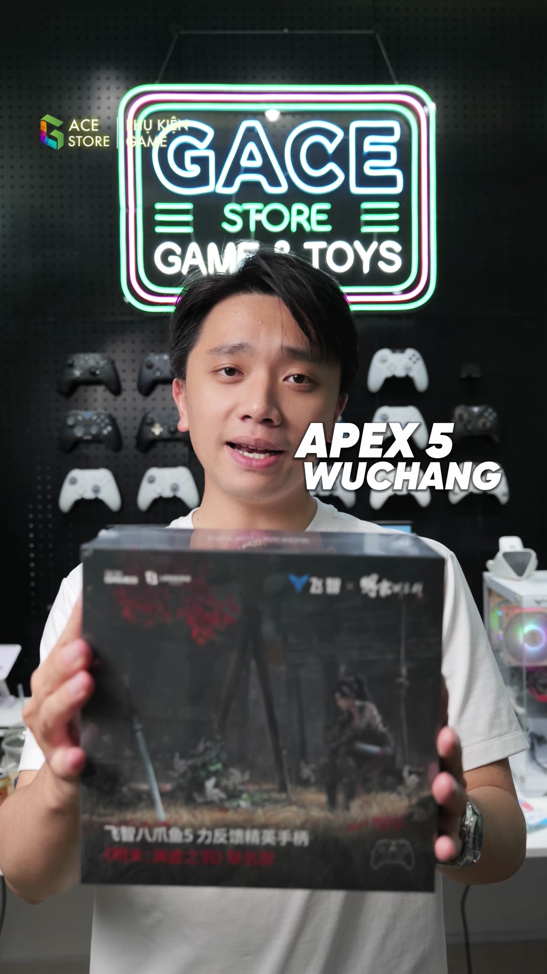 Flydigi Apex 6 và game Wuchang trên màn hình