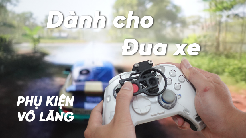 Vô lăng tay cầm - PHỤ kiện cực hay cho anh em trải nghiệm game đua xe