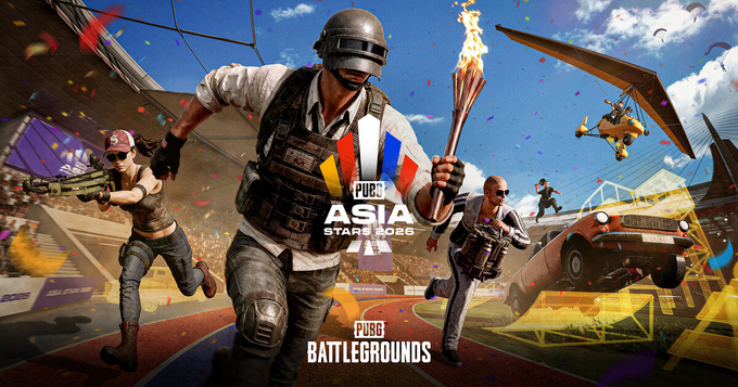 PUBG Asia Stars 2026 quy tụ 48 người chơi từ 6 khu vực châu Á