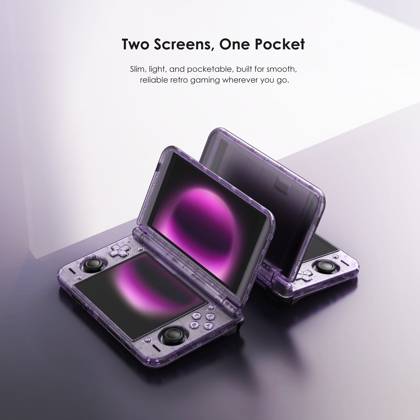 Retroid Pocket Duo với thiết kế gập hai màn hình