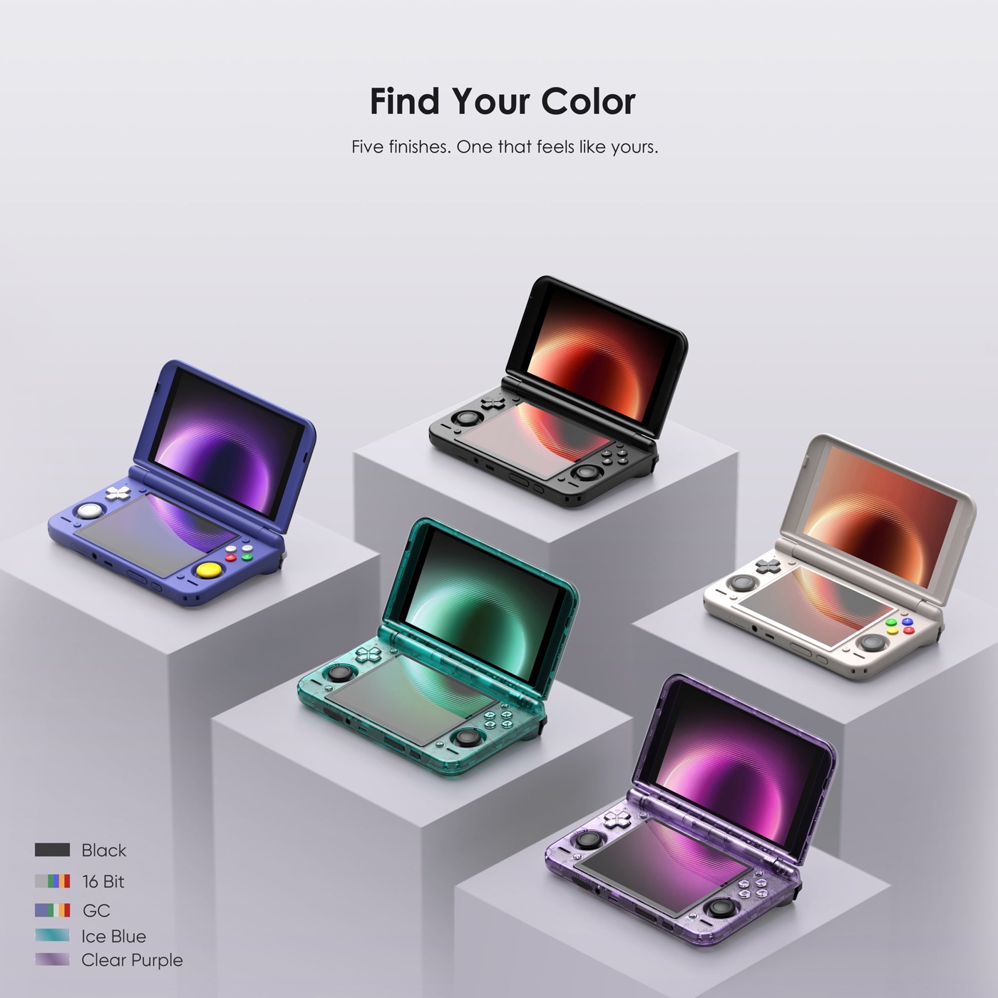 Năm màu của Retroid Pocket Duo