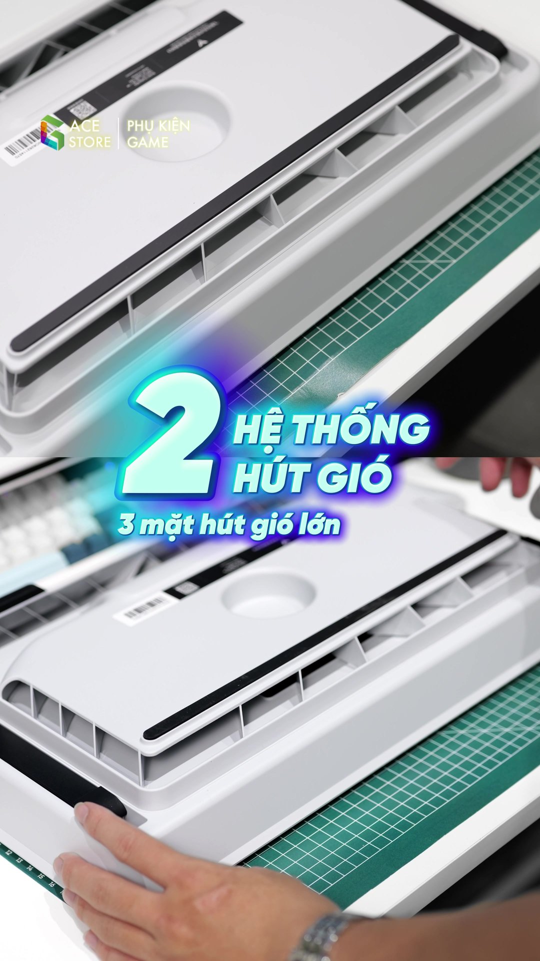 Hệ thống hút gió 3 mặt