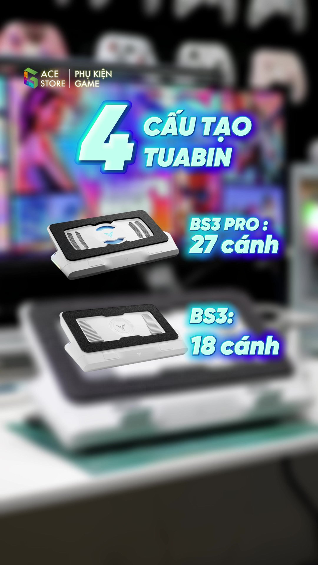 Tốc độ quay BS3 3000RPM vs BS3 Pro 4000RPM