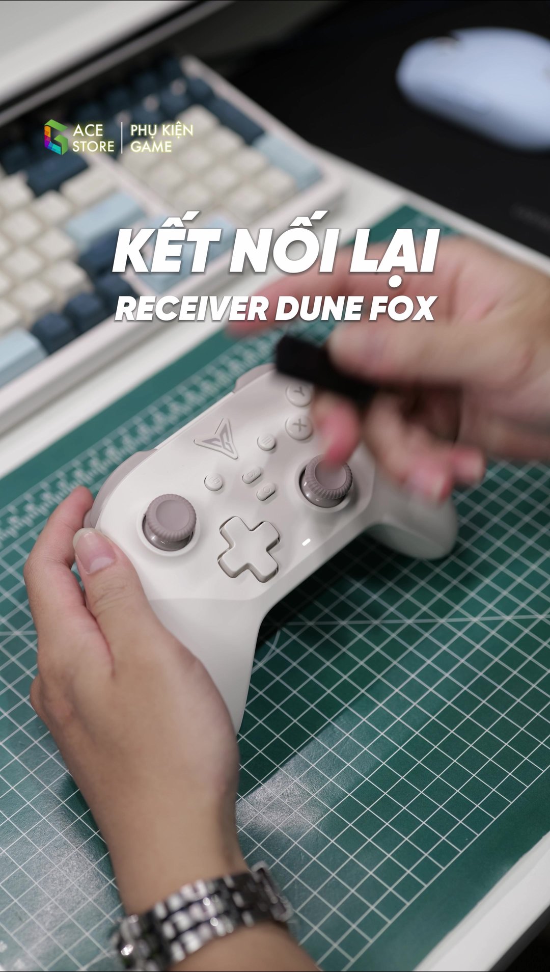 Flydigi Dunefox - hướng dẫn re-pair receiver