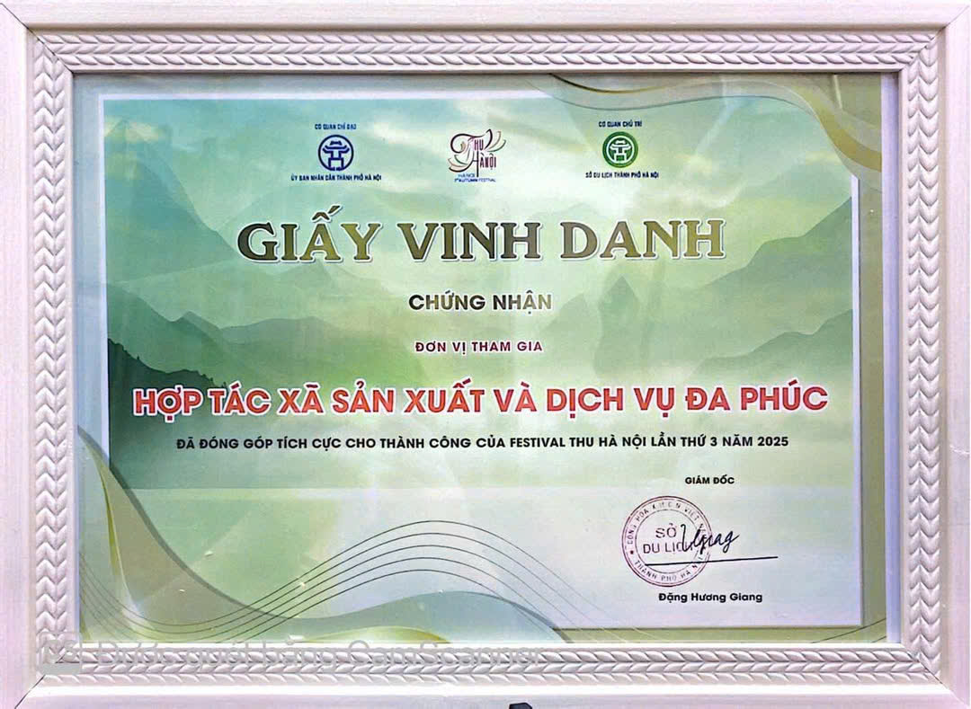VINH DỰ ĐƯỢC VINH DANH – TỰ HÀO THƯƠNG HIỆU OCOP ĐA PHÚC