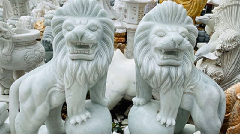 Sư tử đá phong thủy có ý nghĩa gì? Cách đặt tượng sư tử đá đúng phong thủy