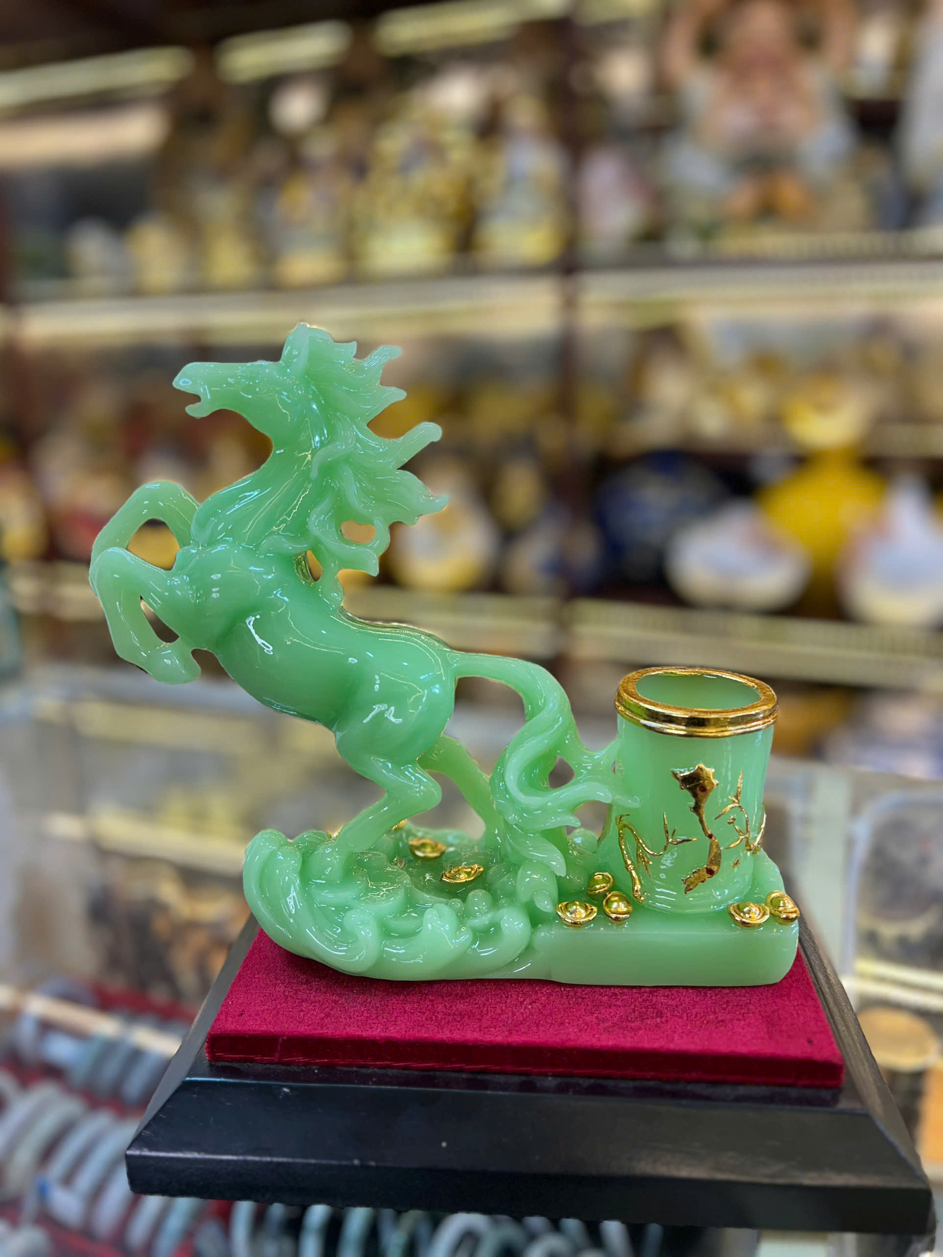 NGỰA PHONG THUỶ ỐNG BÚT