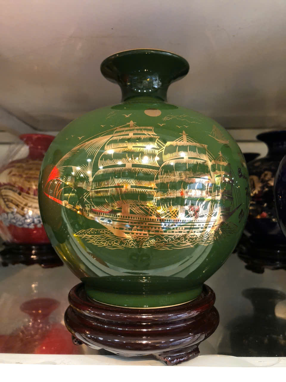 Bình Tài Lộc 2M trơn cao 28cm