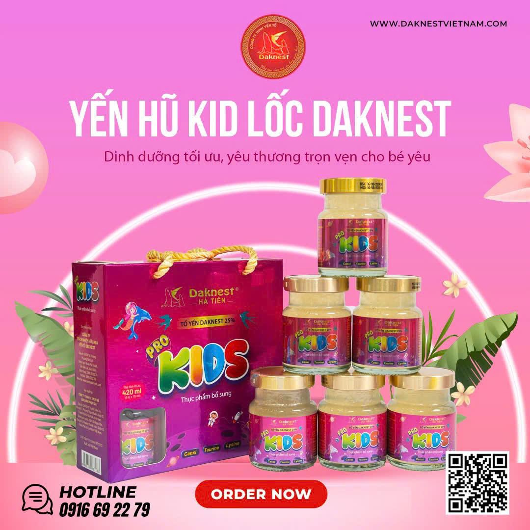 YẾN HŨ DAKNEST KIDS 25%
