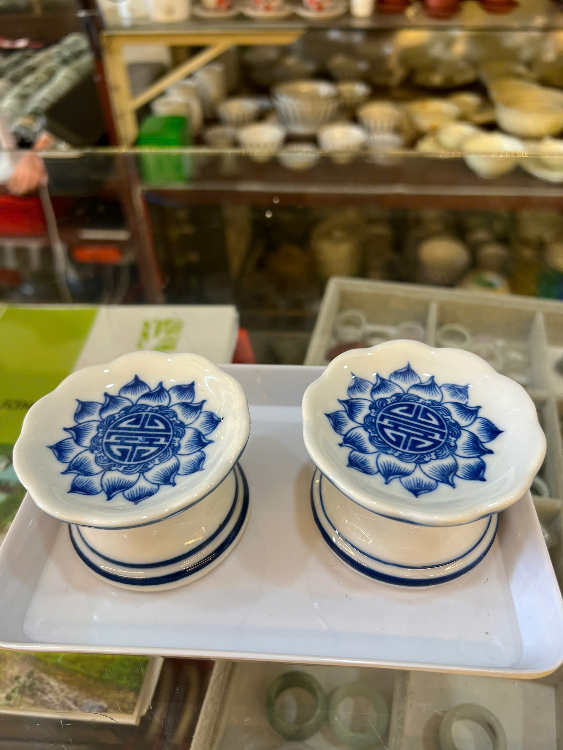 CHÂN NẾN MEN LAM XANH