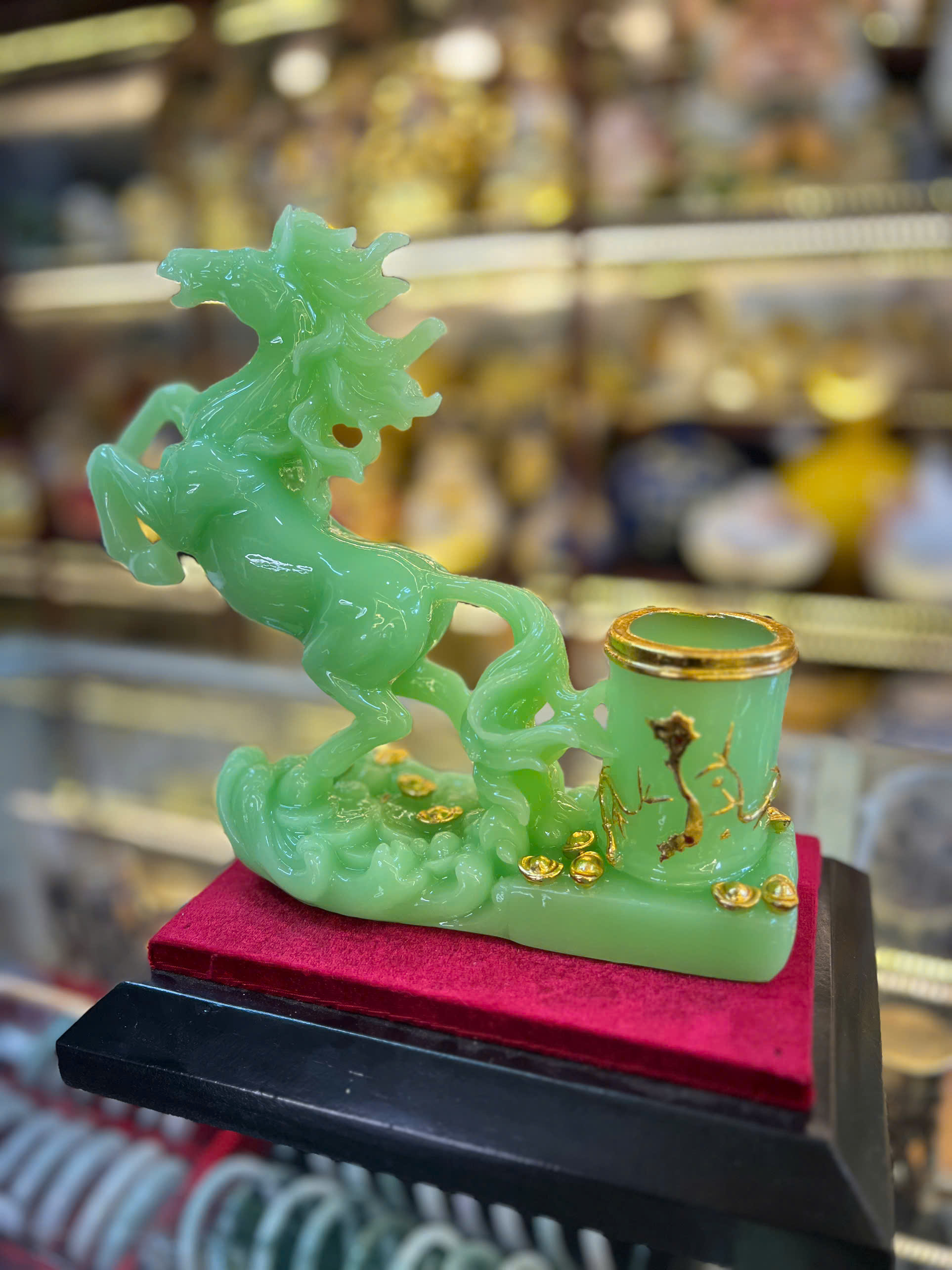 NGỰA PHONG THUỶ ỐNG BÚT
