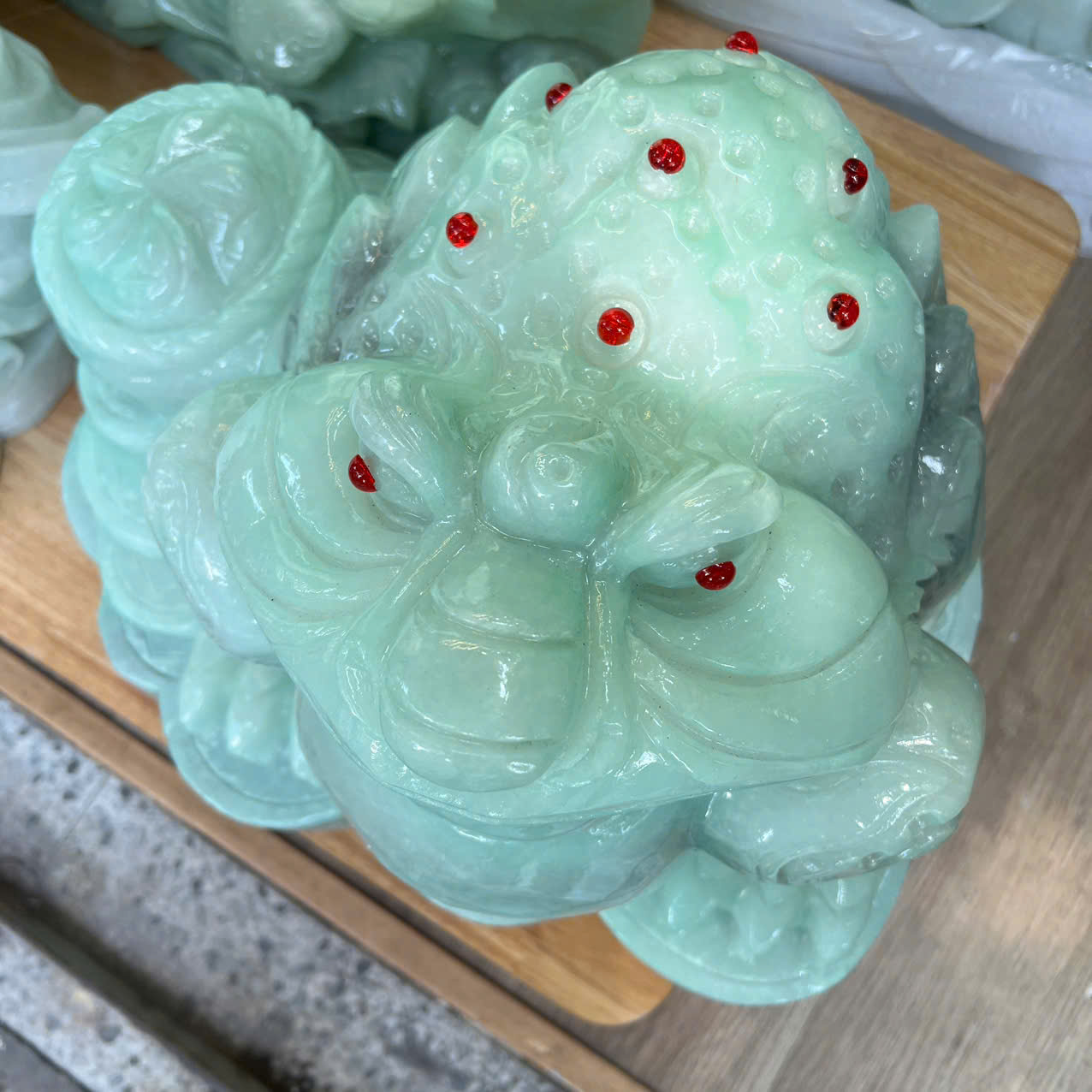 THIỀM THỪ CẨM THẠCH XANH
