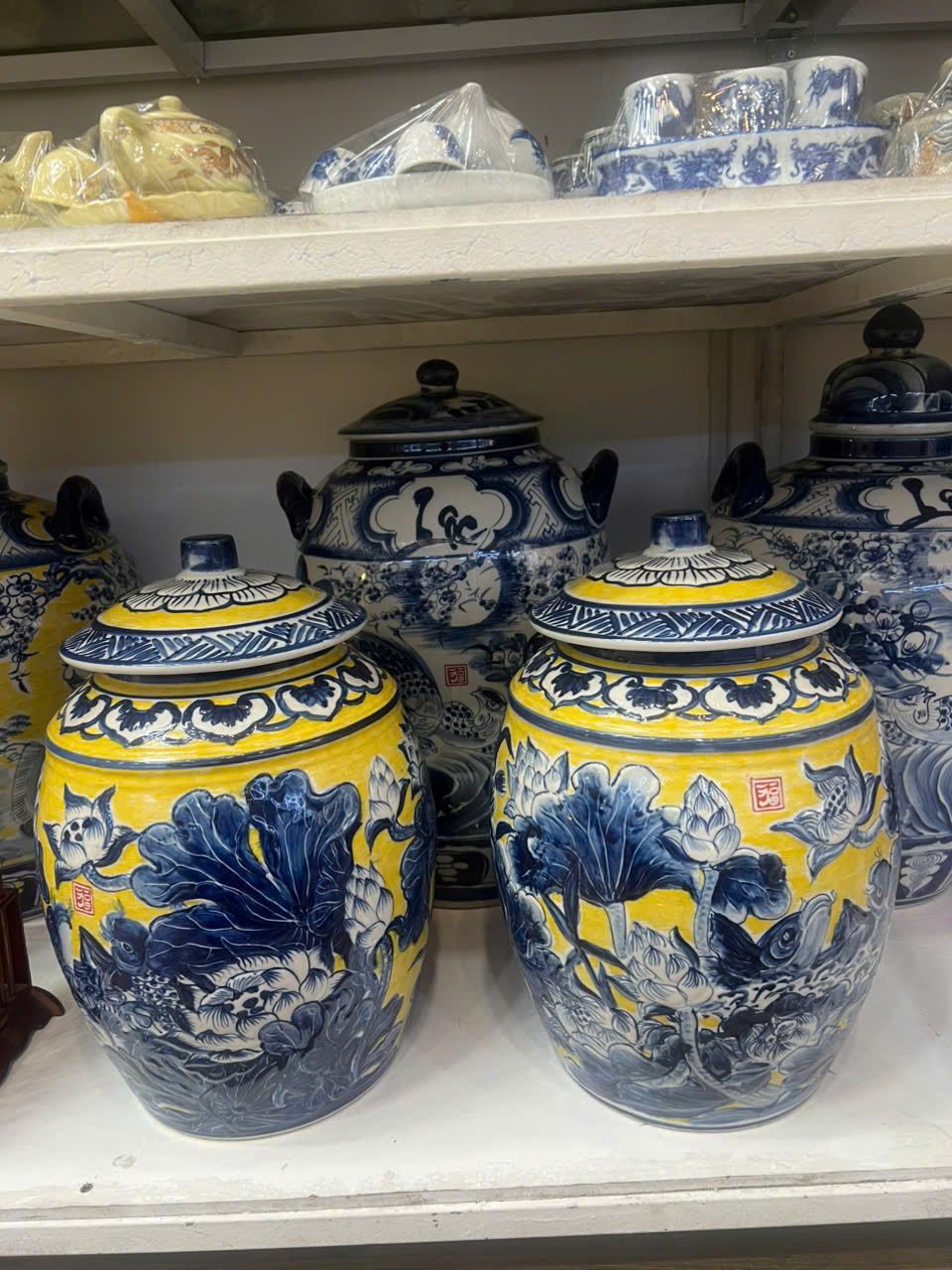 HŨ GẠO LAM VÀNG