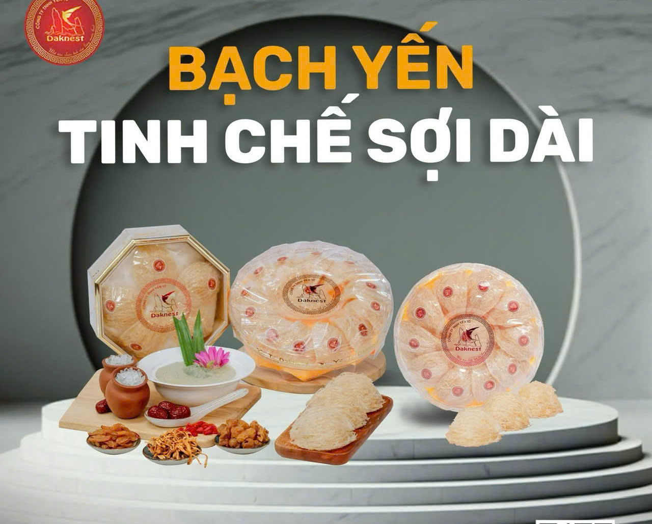 BẠCH YẾN TINH CHÊ SỢI DÀI