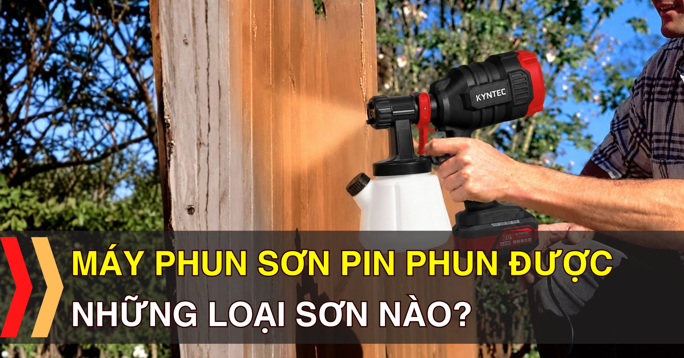 Máy Phun Sơn Pin Phun Được Những Loại Sơn Nào?
