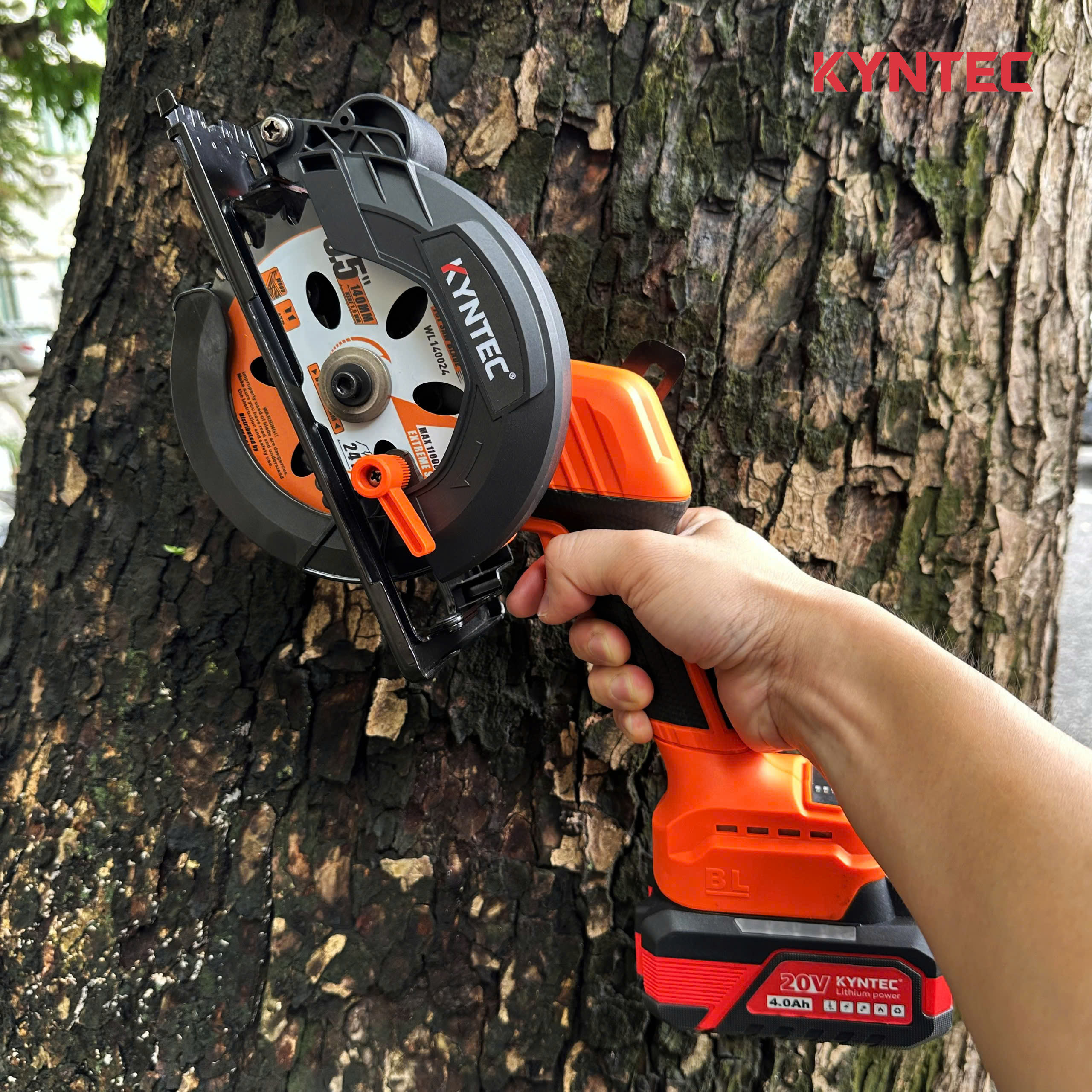 tổng thể Thân Máy Cưa Đĩa Pin Không Chổi Than Kyntec KT59