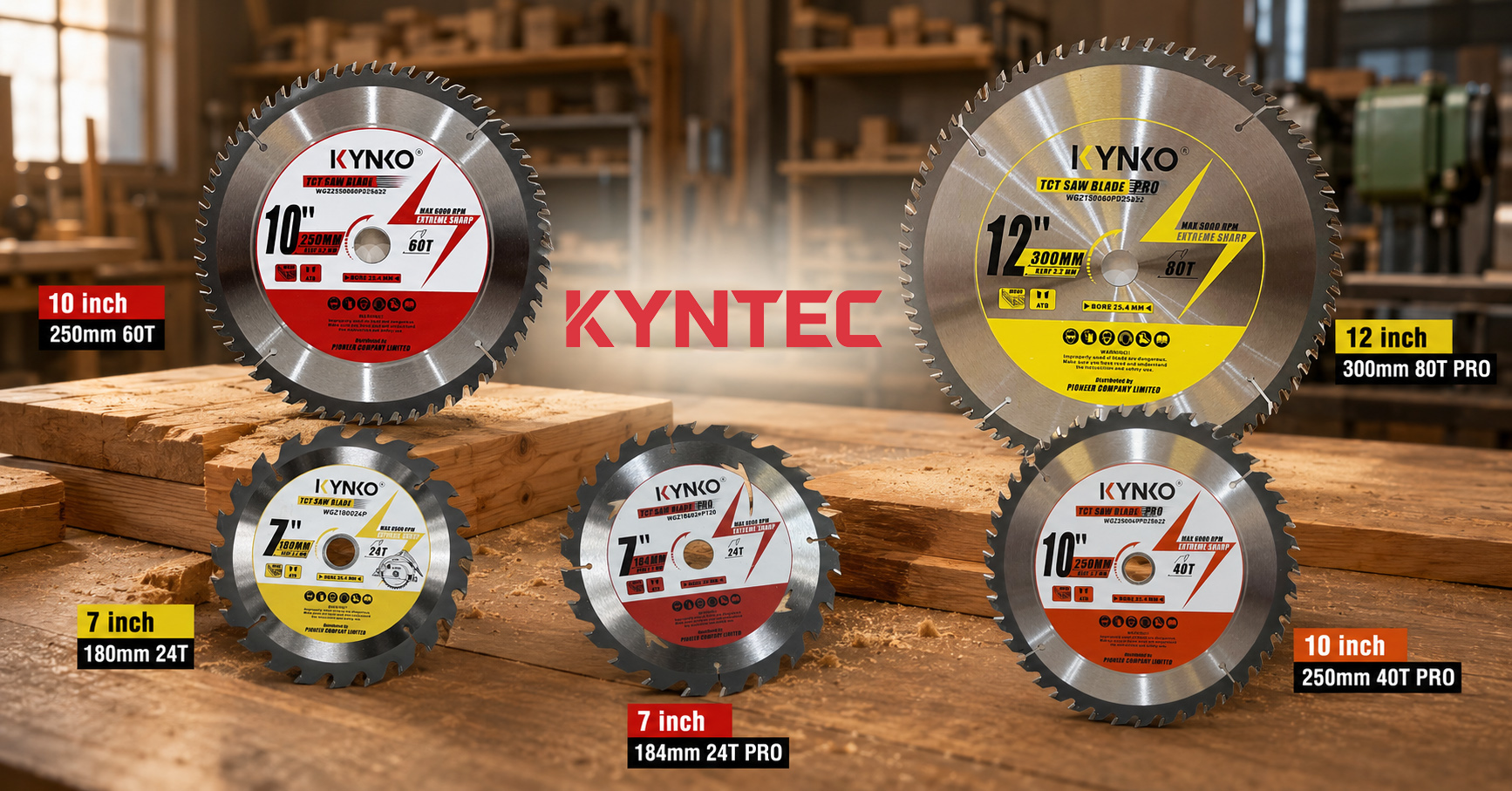 Lưỡi Cưa Gỗ Kyntec loại chuyên nghiệp