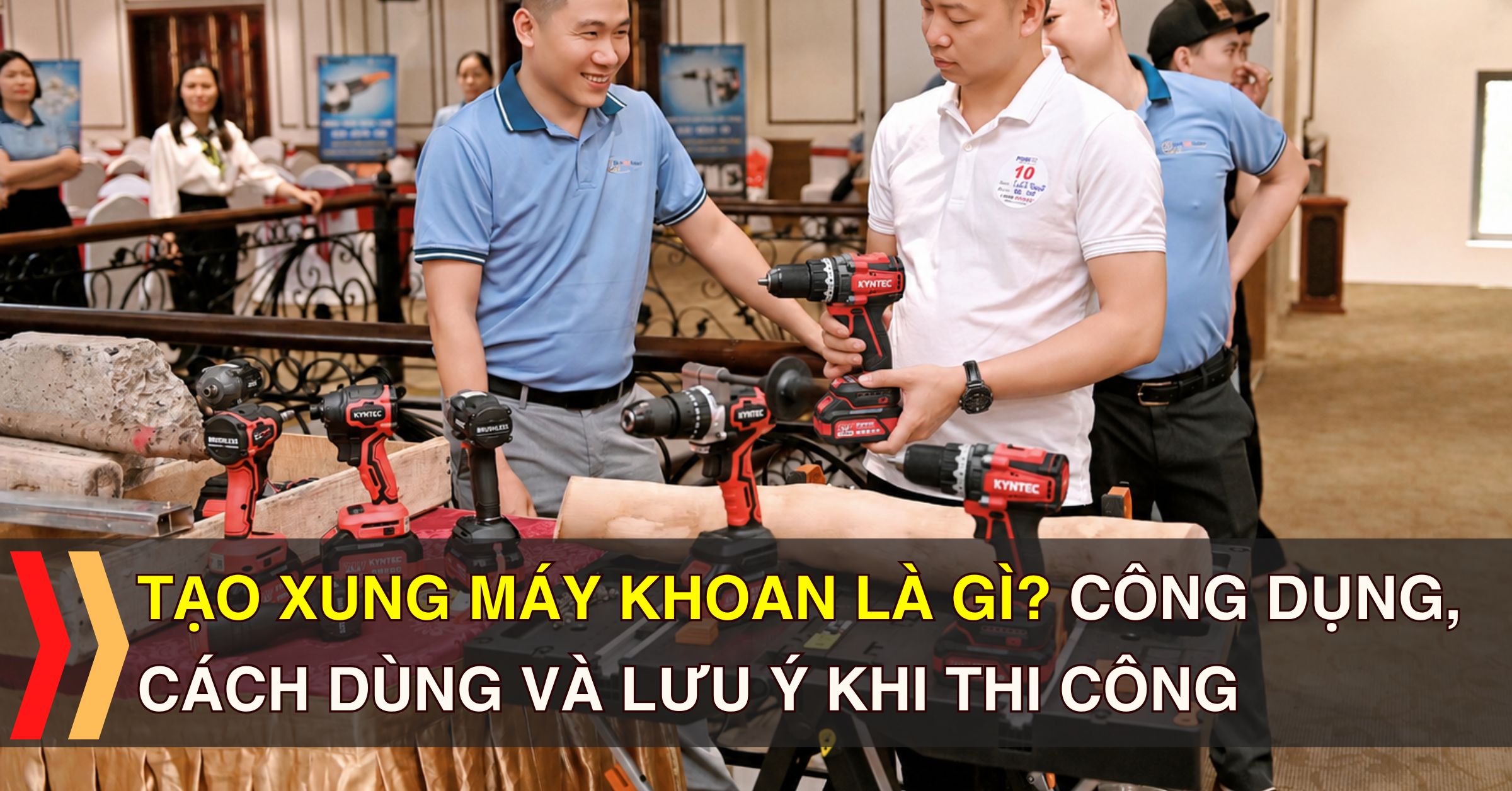 Tạo Xung Máy Khoan Là Gì? trên KT65 kyntec thực tế