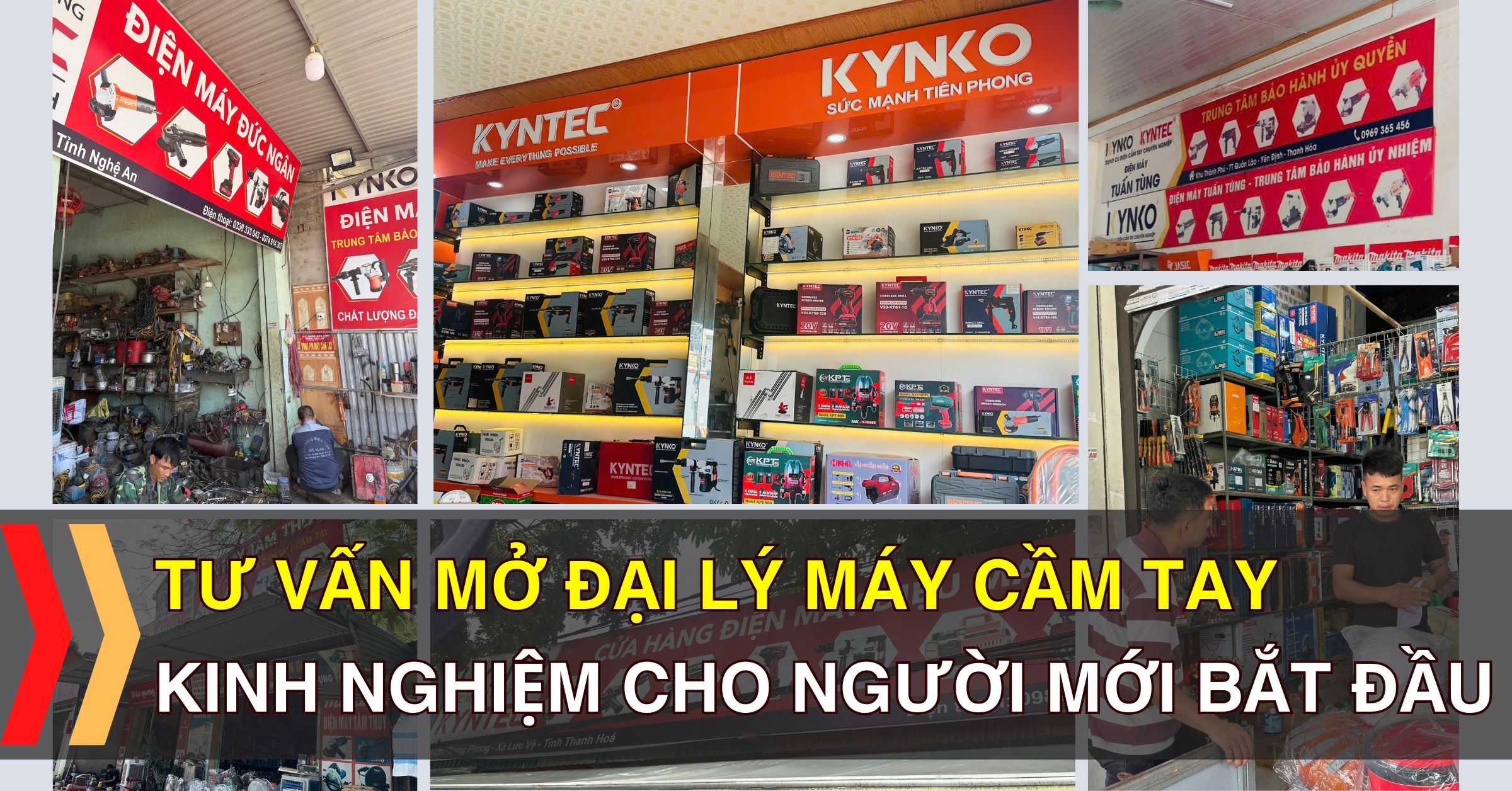 Tư Vấn Mở Đại Lý Máy Cầm Tay Cho Người Mới Kyntec