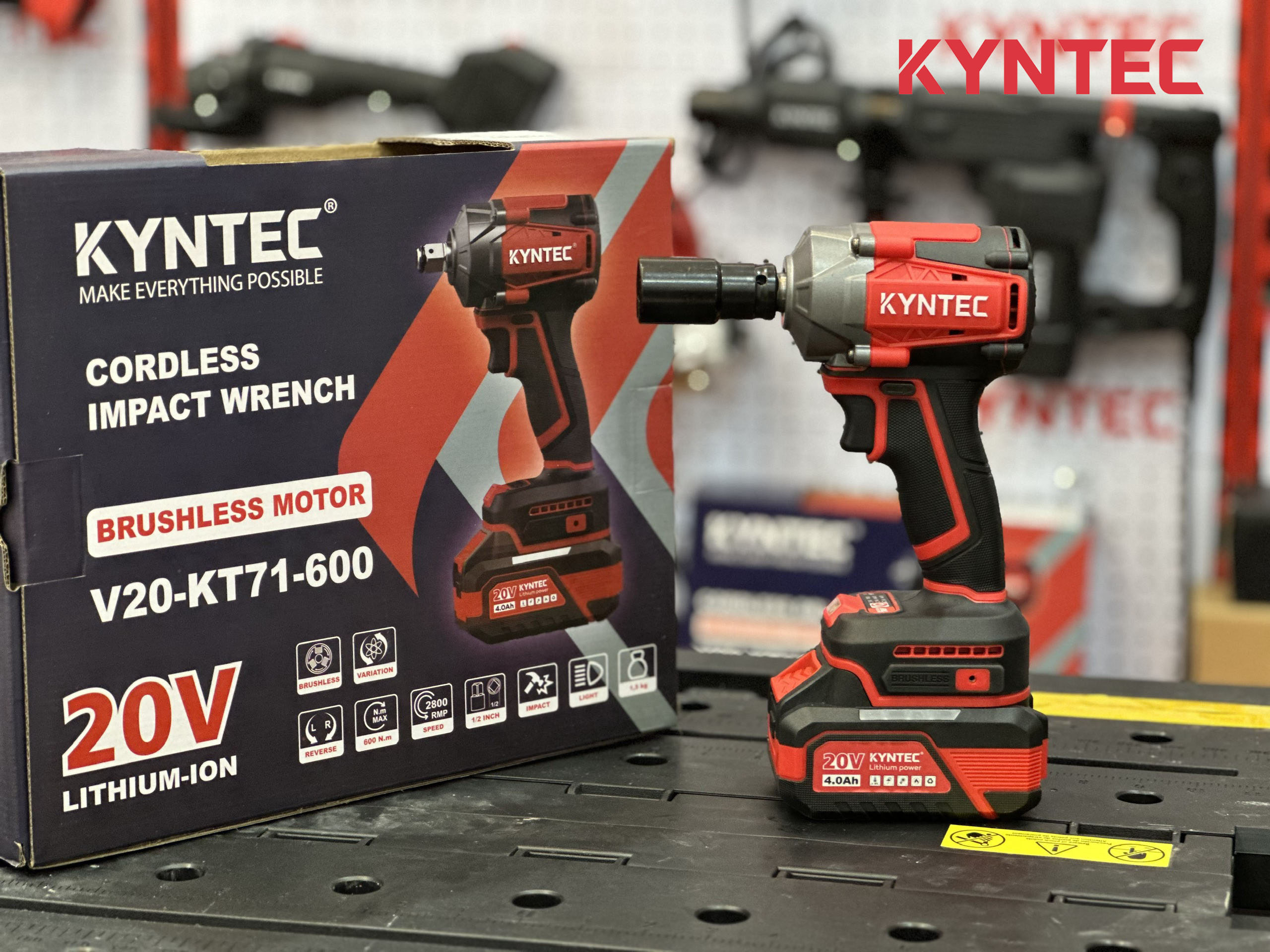 Máy Siết Ốc Pin 600N Kyntec KT71 Tại Nhà Xưởng