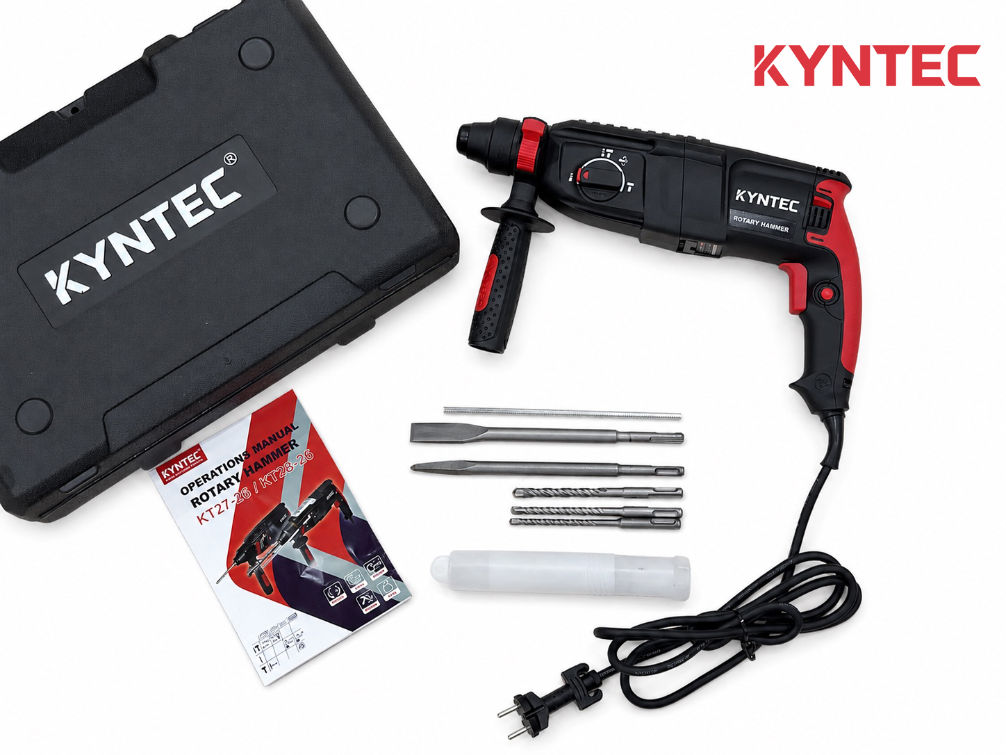 Phụ kiện kèm Máy Khoan Bê Tông 3 Chức Năng Kyntec KT27