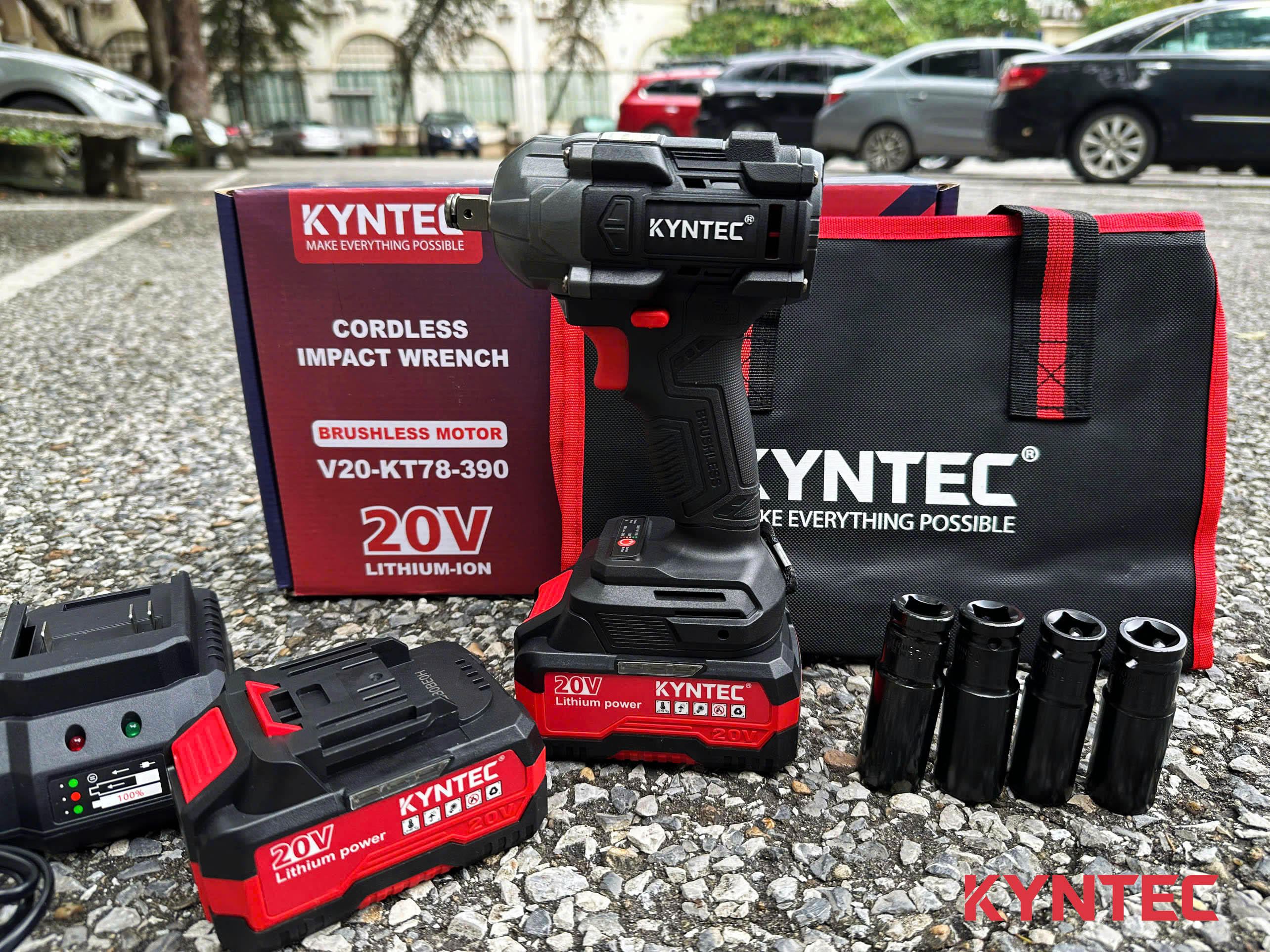 Kyntec KT78 siết ốc 450N không chổi than full bộ