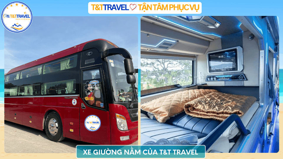 xe giường 22 phòng T&T Travel