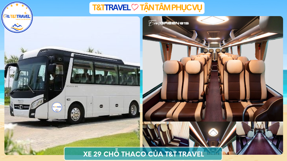 CHO THUÊ XE 29 CHỖ TIỆN NGHI ĐỜI MỚI GIÁ SIÊU TIẾT KIỆM 2026