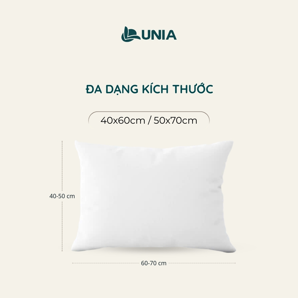 GỐI  BÔNG GÒN ÉP HƠI LUNIA