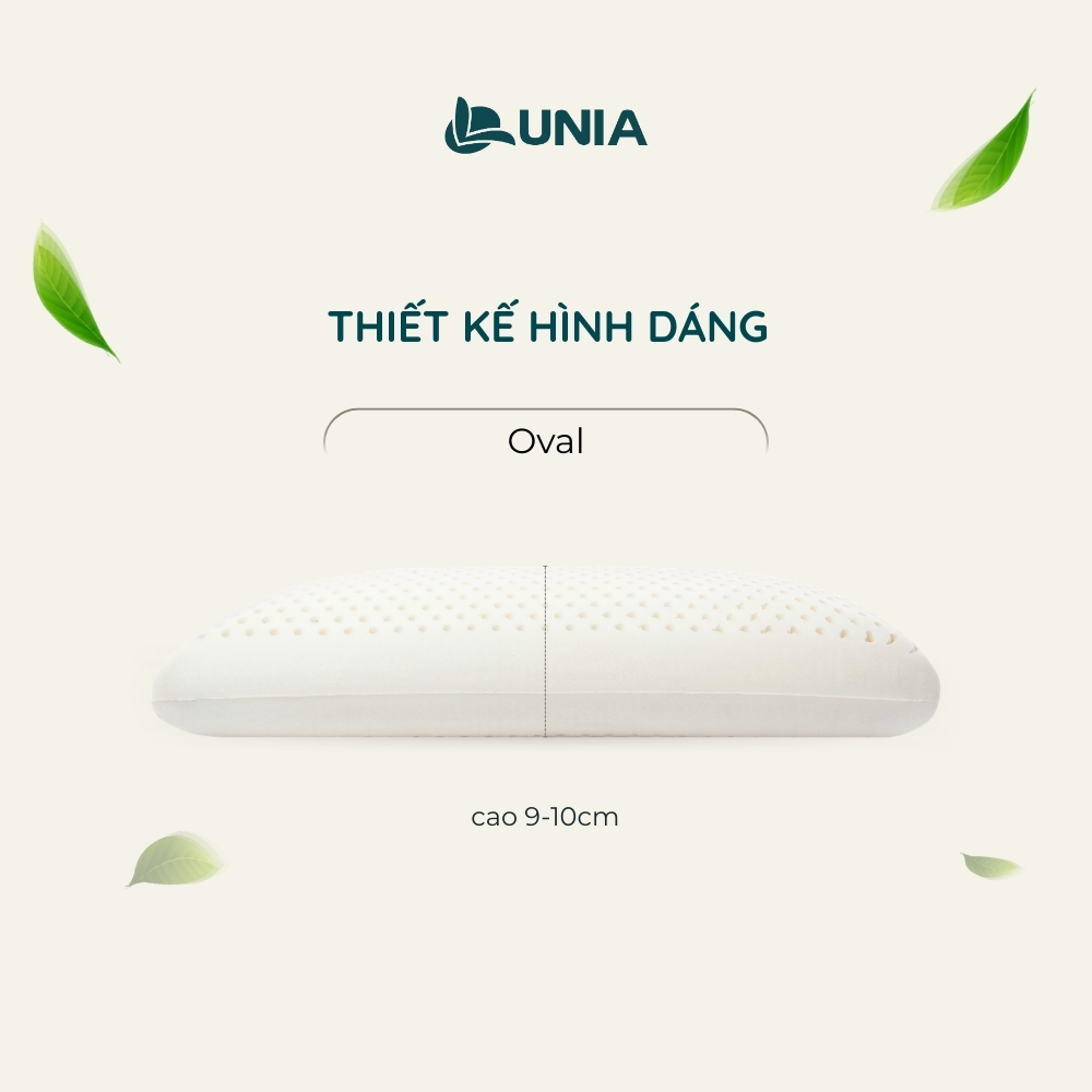 Gối cao su Oval