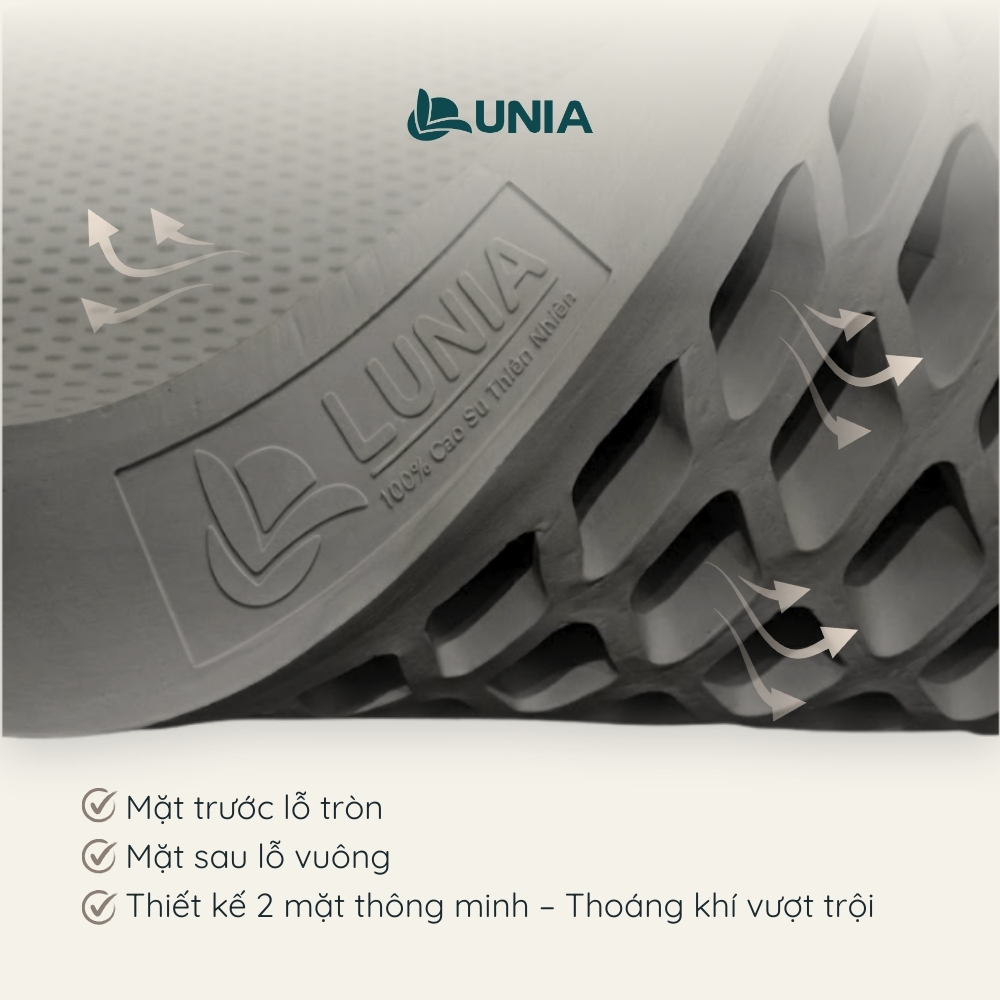 Nệm cao su thiên nhiên Than Hoạt Tính