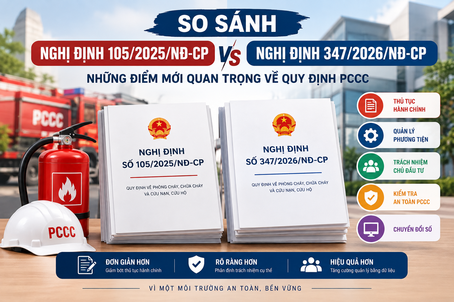 Nghị định 347/2026/NĐ-CP: Những thay đổi đáng chú ý trong quy định PCCC và CNCH