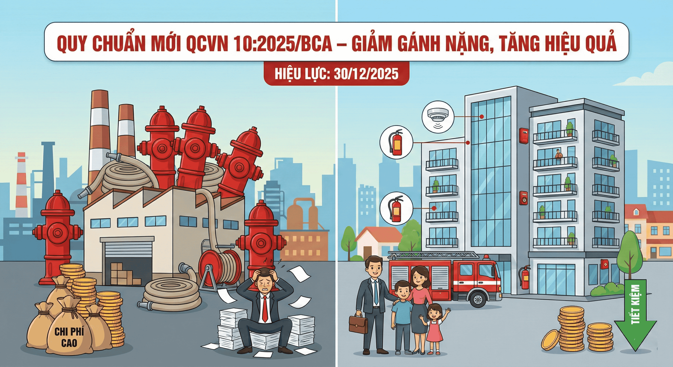 Cải Tiến Quy Chuẩn Phòng Cháy Chữa Cháy: Giảm Gánh Nặng Chi Phí, Tăng Hiệu Quả An Toàn