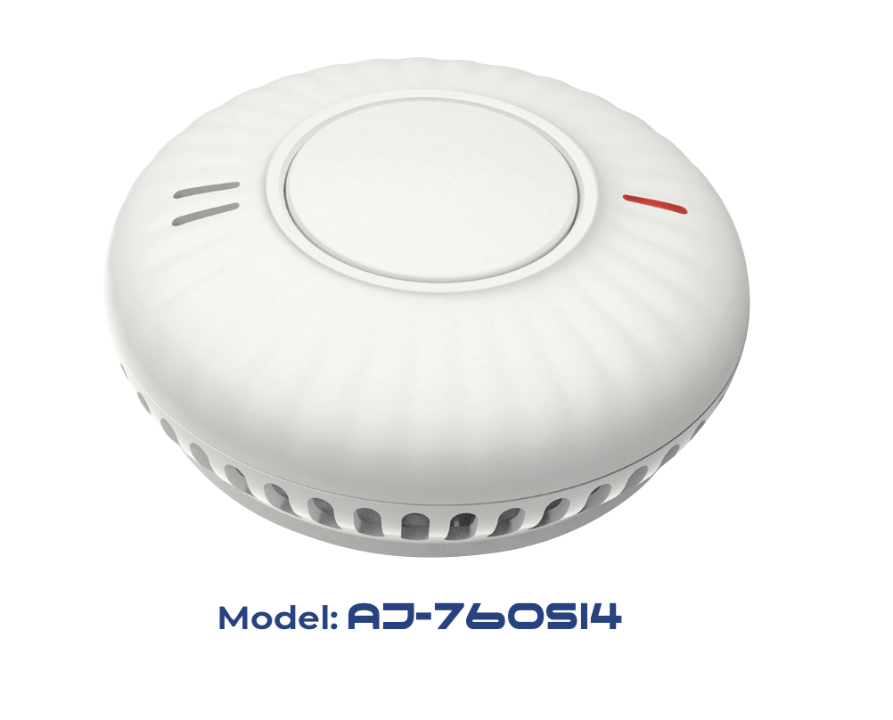 Đầu Báo Cháy Khói Liên Động Không Dây AJ-760SI4 – Pin 10 Năm, Bảo Vệ Toàn Diện