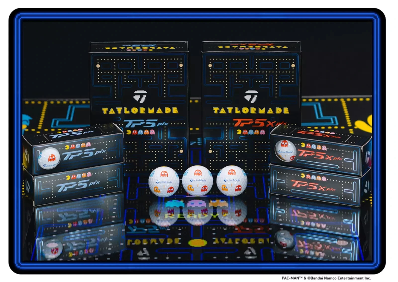 Taylormade Pacman Bóng Golf TaylorMade TP5x Pix Pac-Man