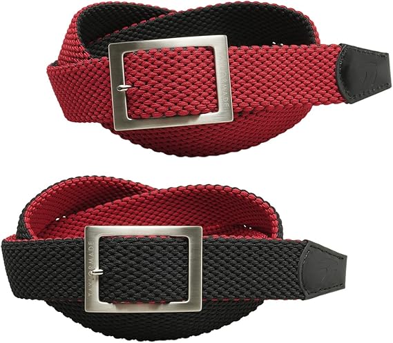 Thắt lưng TaylorMade Golf Men's Black/Red