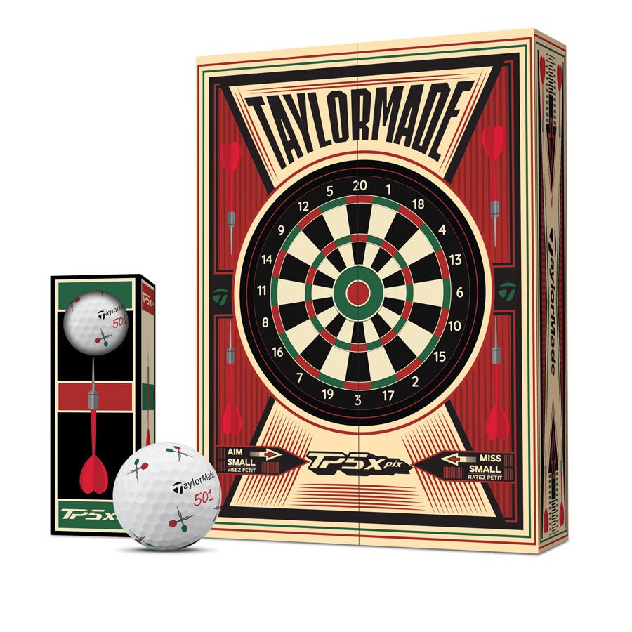 Bóng Golf TaylorMade TP5x Stripe pix Darts