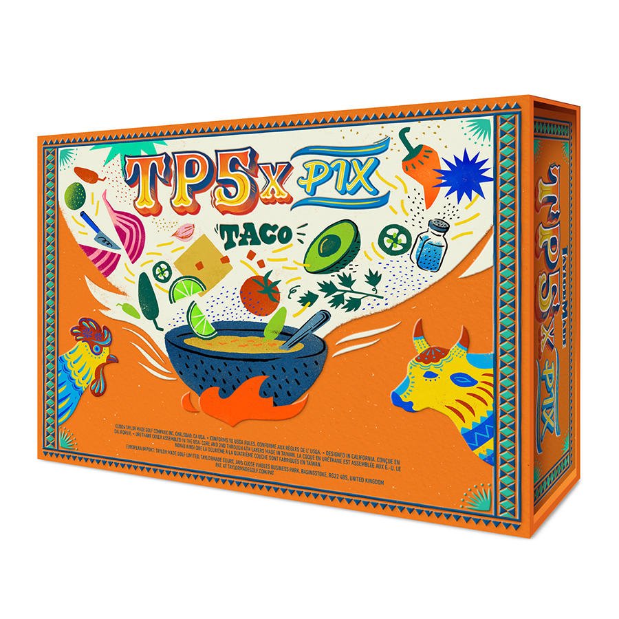 Bóng Golf TaylorMade TP5x pix3.0 Taco Ball