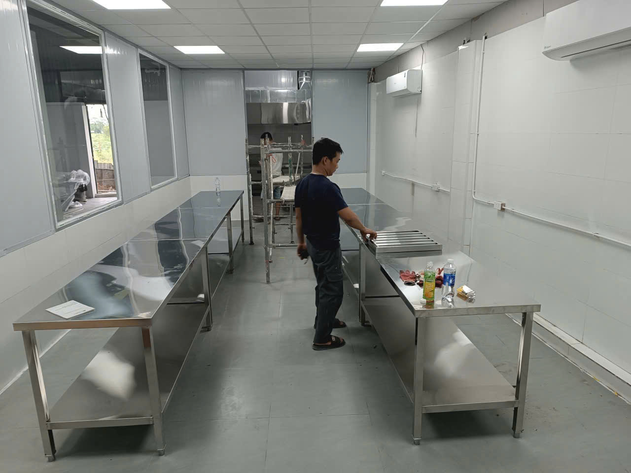 SETUP BẾP NHÀ MÁY KHU CÔNG NGHIỆP TẠI HẢI PHÒNG