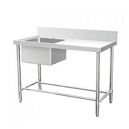 Chậu rửa 1 hố inox kèm bàn lệch phải