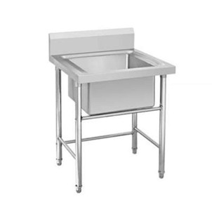 Chậu rửa đơn inox công nghiệp
