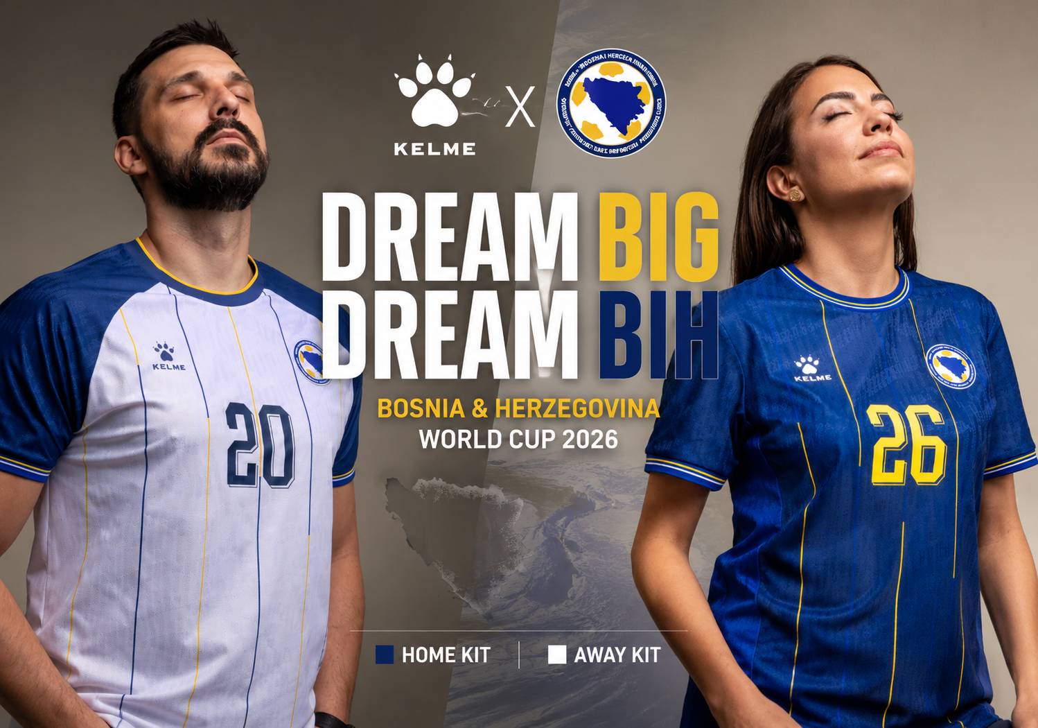 Giải Mã Bộ Áo Đấu World Cup 2026 Của Bosnia & Herzegovina: Khi Kelme Kể Câu Chuyện Về 
