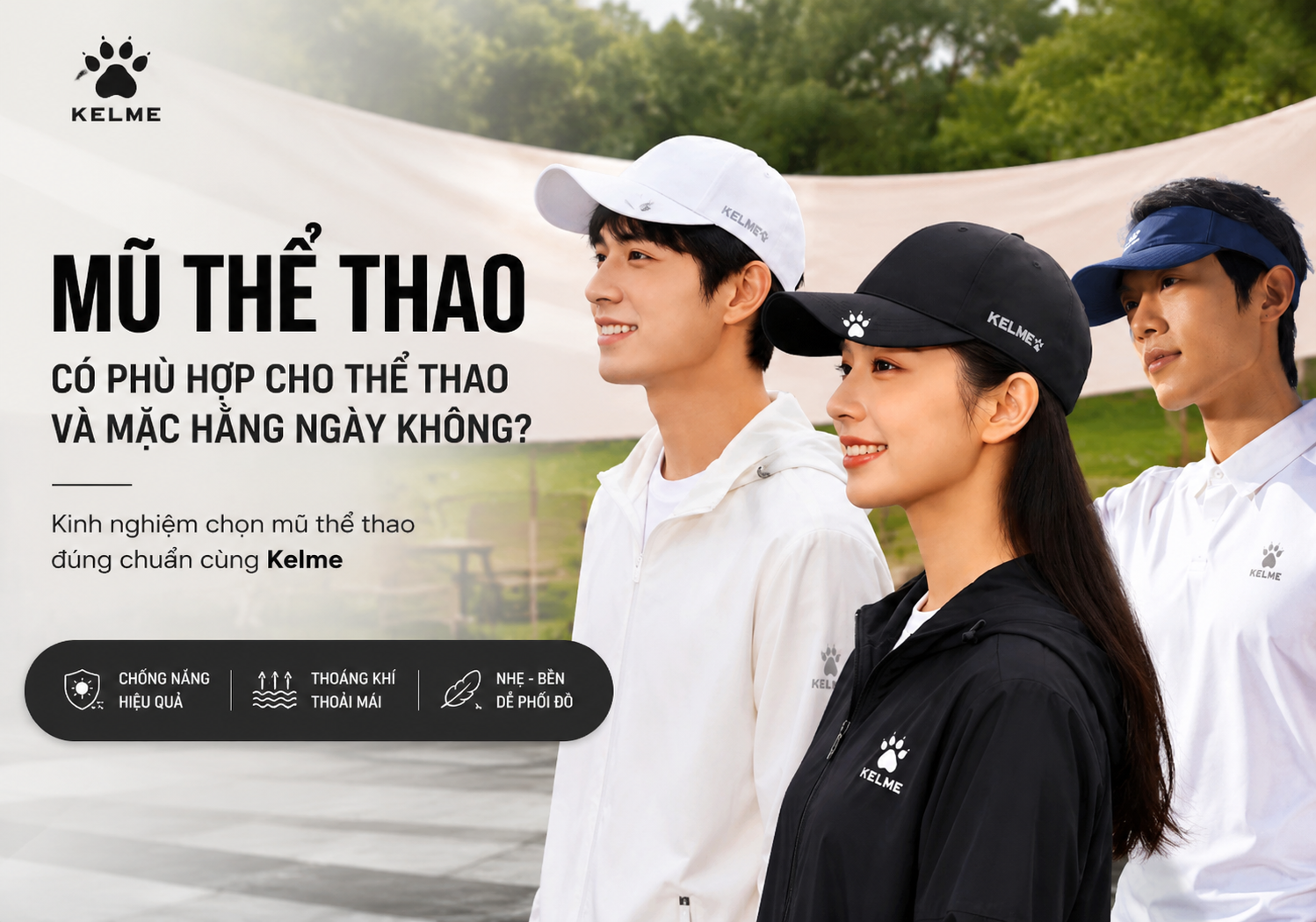 Mũ Thể Thao Có Phù Hợp Cho Thể Thao Và Mặc Hằng Ngày Không? | Kelme Việt Nam